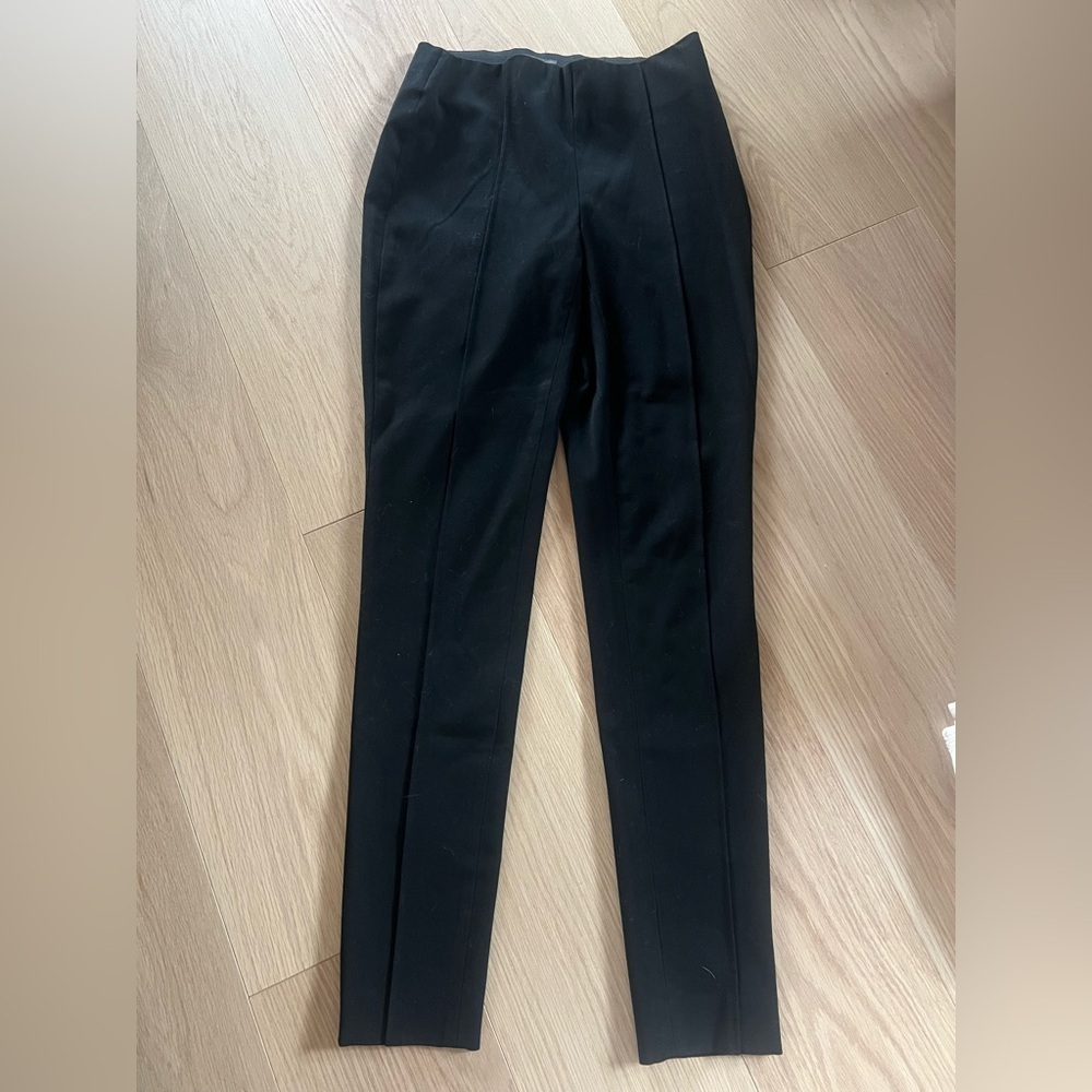 Vince Camuto Black Seamed Ponte Leggings